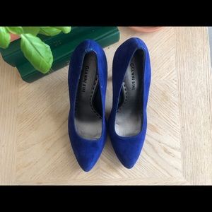 Gianni Bini Leather, Blue, 91/2 , almost new